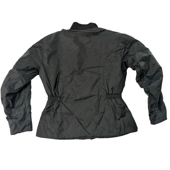 Olympia Moto Sports Jacket Black Full Zip Motorcycle Riding Ladies Small - Picture 3 of 8